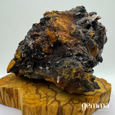 Goethite, Pontas de Quartzo e Limonite Goethite, Pontas de Quartzo e Limonite