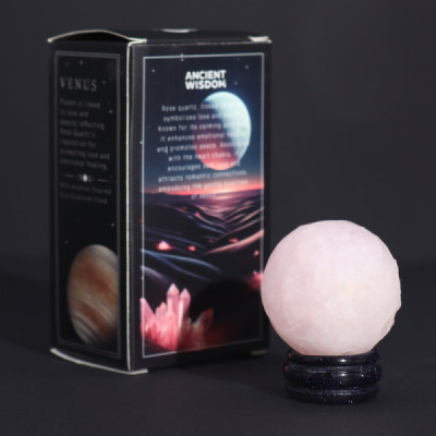 Planeta Vénus - Quartzo Rosa Planeta Vénus - Quartzo Rosa