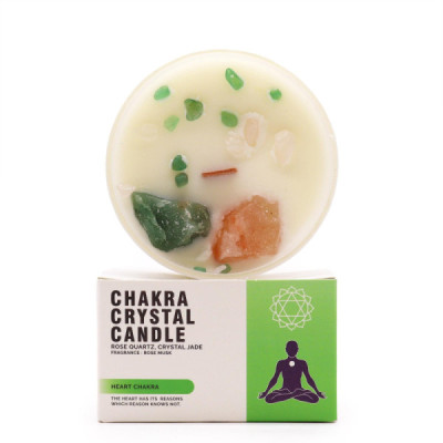 Velas de Cristal - Chakra do Coração Velas de Cristal - Chakra do Coração