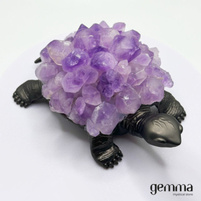 Tartaruga em Ametista - Gemma - Loja de Cristais 100% Naturais Tartaruga em Ametista - Gemma - Loja de Cristais 100% Naturais
