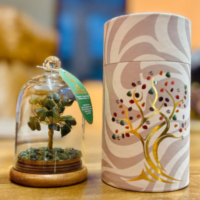 Jardim de Gemas Aventurina Verde – Decoração Elegante