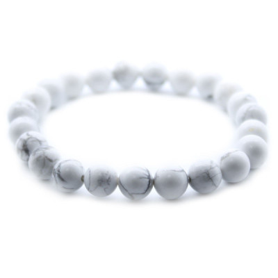 Pulseira de Energia Jaspe Branco – Elegância Natural