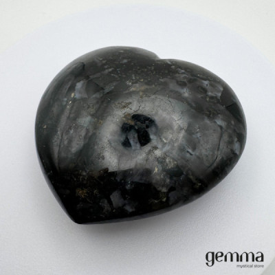 Coração em Merlinite - Gemma - Loja de Cristais Coração em Merlinite - Gemma - Loja de Cristais