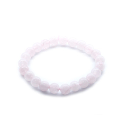Pulseira de Energia Quartzo Rosa – Elegância e Estilo