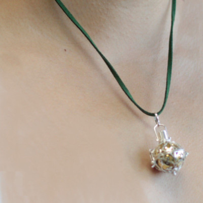 Campana Ángel Plateado 23mm – Decoração Espiritual