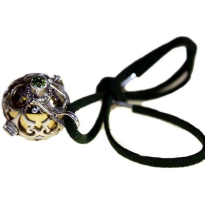 Campana Ángel Plateado 23mm – Decoração Espiritual