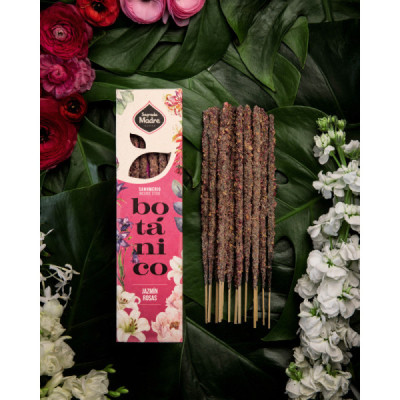 Incenso Botânico de Jasmim e Rosas | Aroma Floral e Elegante