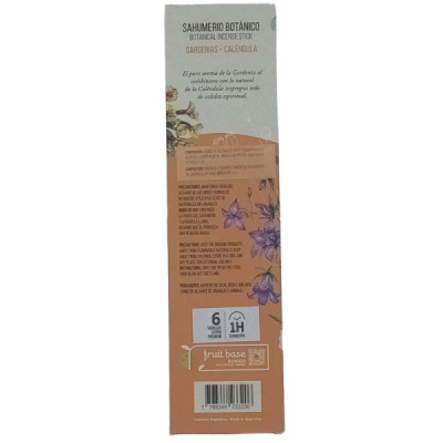 Incenso Botânico Gardenias e Calêndula – Aroma Floral Relaxante