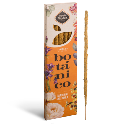 Incenso Botânico Gardenias e Calêndula – Aroma Floral Relaxante