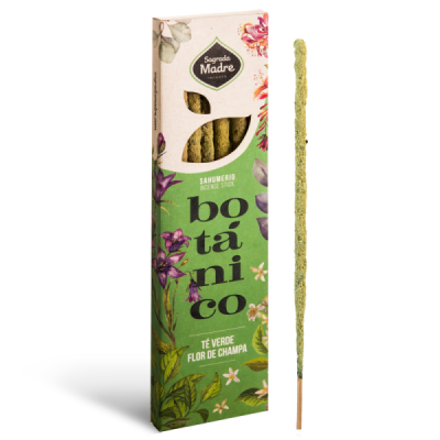 Incenso Botânico de Chá Verde - Champa | Aroma Equilibrado