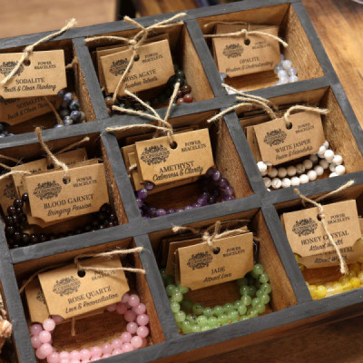 Pulseira de Energia com Granada de Sangue – Elegância Natural