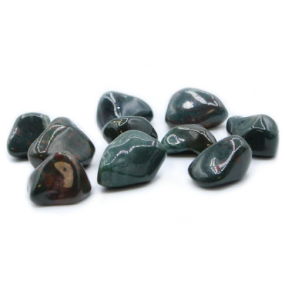 Pedras Roladas L - Heliotrópio (Bloodstone)