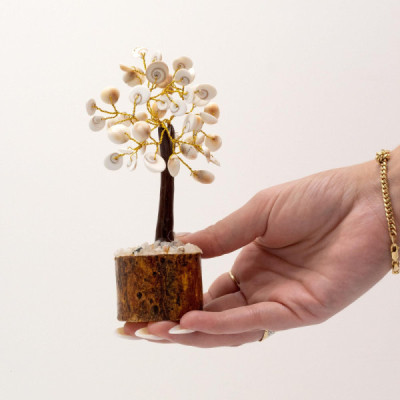 Árvore de Pedra Gomati Chakra Círculo Médio - 45 Pedras