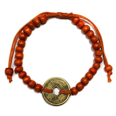 Pulseiras Feng-Shui Boa Sorte Laranja