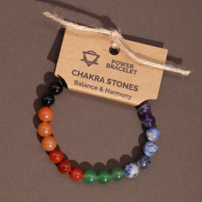 Pulseira Poder – Pedras dos Chakras | Energia e Estilo