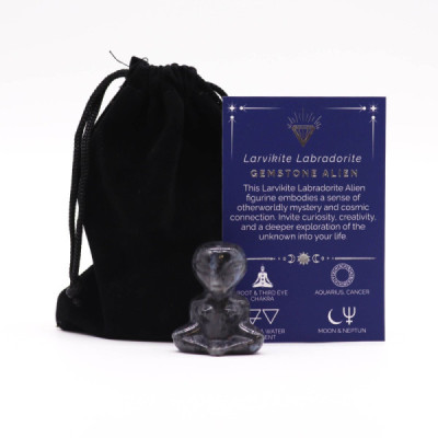 Gema Alien em Larvikita Labradorita 40x30x15mm