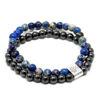Pulseira Magnética de Sodalite | Elegância e Estilo
