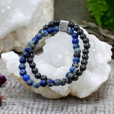 Pulseira Magnética de Sodalite | Elegância e Estilo