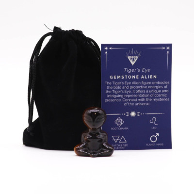 Gema Alien Olho de Tigre 40x30x15mm | Mineral Único