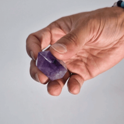 Piedras em Punta de Ametista Pequenas - Cor Intensa