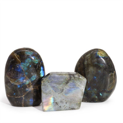 Pedras de Labradorite de Madagáscar Tumba 80-168g | Exclusivas