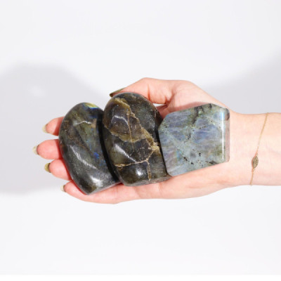 Pedras de Labradorite de Madagáscar Tumba 80-168g | Exclusivas