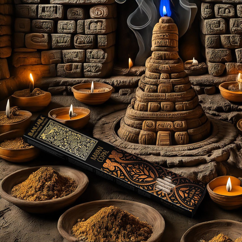 Incenso Banjara Extra Largo Copal Maya | Aroma Autêntico