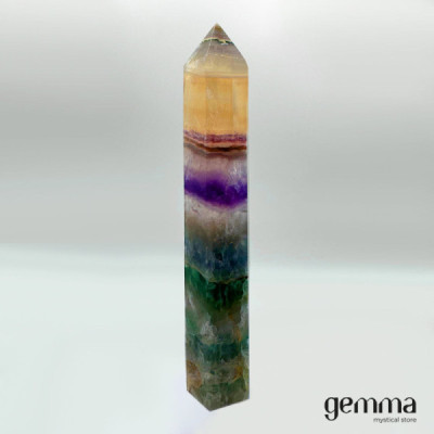 Gerador Arco Iris Fluorite - Gemma - Loja de Cristais Gerador Arco Iris Fluorite - Gemma - Loja de Cristais