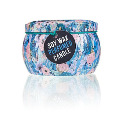 Vela Artística de Soja Muñeca Russa Azul 120g