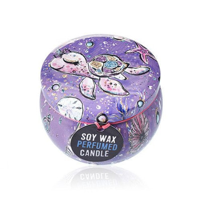 Vela Artística Vida Marinha Framboesa 120g | Ecológica