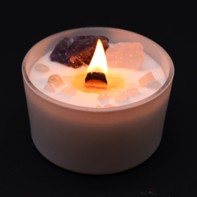 Velas de Cristal Chakra Terceiro Olho – Harmonia e Equilíbrio