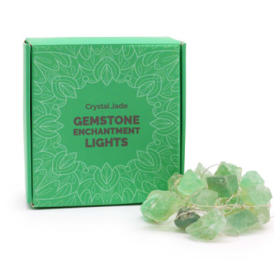 Luzes de Encantamento com Jade de Cristal