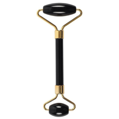 Rolo Facial de Obsidiana Negra – Massagem e Relaxamento