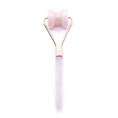 Rolo Facial Quartzo Rosa - Massagem & Relaxamento