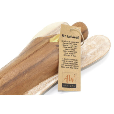 Anjo Hati-Hati Amor 15cm – Decoração Artesanal