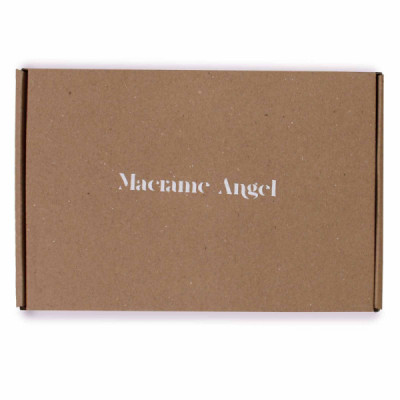 Anjo de Macramé Tierra – Decoração Artesanal