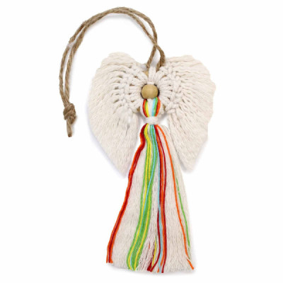 Anjo de Macramé Armonia - Decoração Artesanal