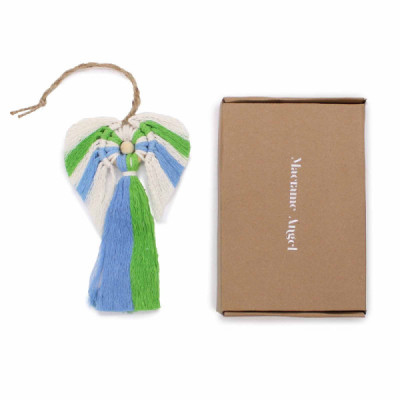 Anjo Guardião em Macramé Chica – Decoração Artesanal