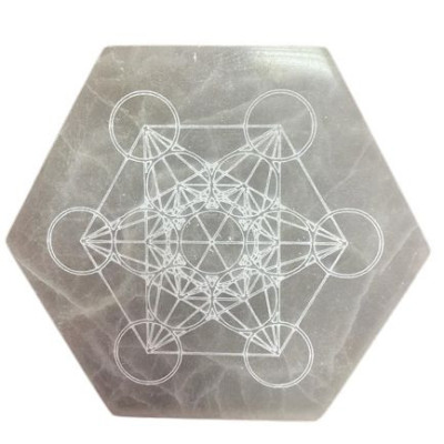 Placa de Carga Hexagonal 18cm – Direção e Decisão