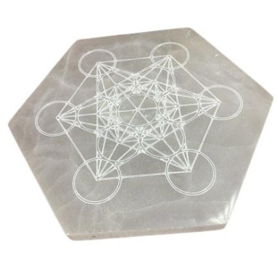 Placa de Carga Hexagonal 18cm – Direção e Decisão