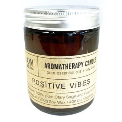 Vela de Aromaterapia Vibrações Positivas 200g | Natural & Vegana