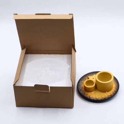 Suporte Cerâmico Mandala para Palo Santo e Incenso