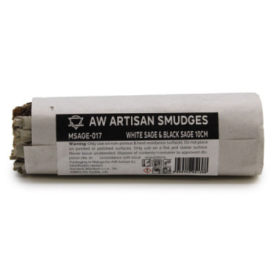 Atado de Sálvia Branca e Negra 10cm – Purifique o Seu Espaço