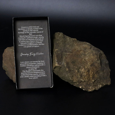 Colar Essência do Vulcão – Energia de Enraizamento