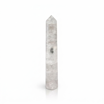 puntas de obelisco de seis caras de piedra preciosa, aprox. 17 cm - cristal de roca