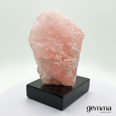 Quartzo Rosa com base - Gemma - Loja de Cristais 100% Naturais Quartzo Rosa com base - Gemma - Loja de Cristais 100% Naturais